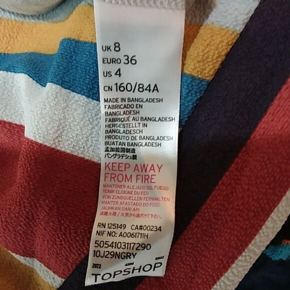 Topshop Camisole Midi Dress Sz 4 and Sz 8 NWT - Picture 7 of 7